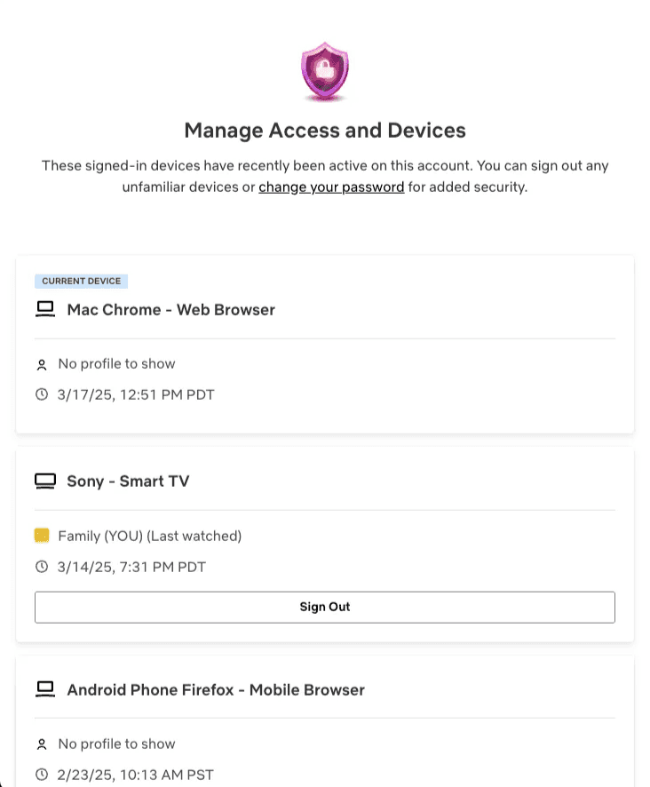 manage access and devices