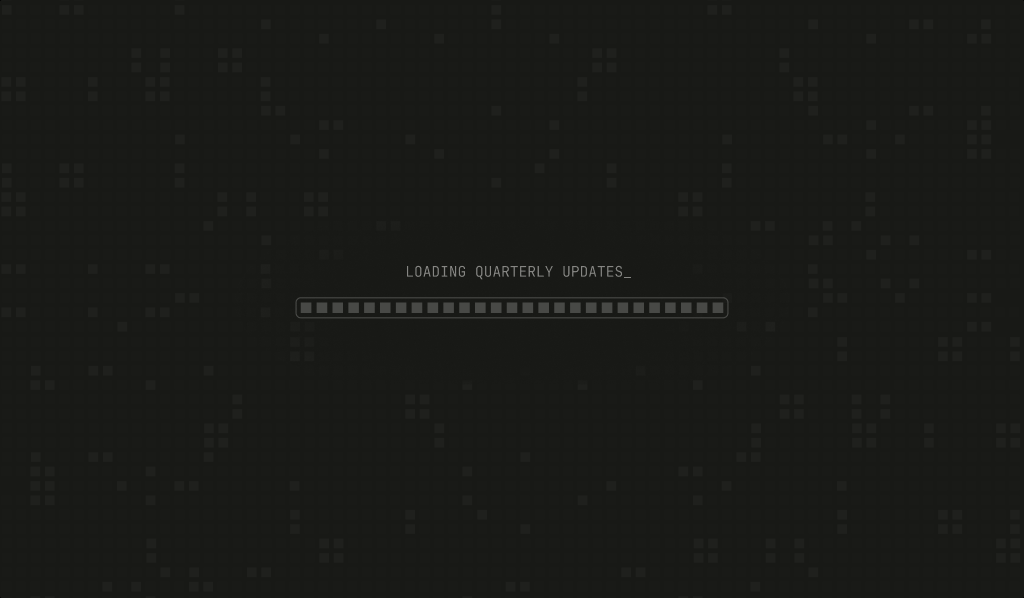 Quarterly updates gif default