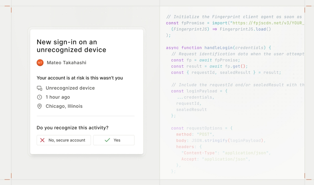 Tutorial: Power fraud detection with real-time user insights for Recent Devices pages