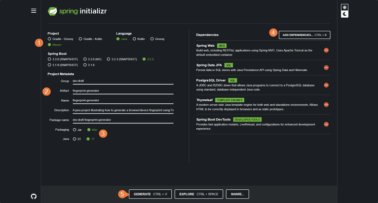 Spring Boot screenshot